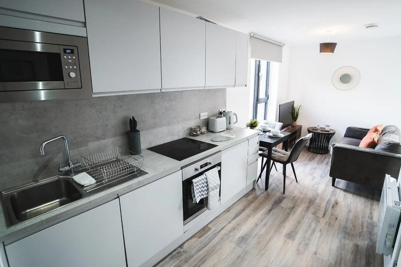 Central Studio - New - Free Wi-Fi - City Centre Sheffield 0*,  Verenigd Koninkrijk